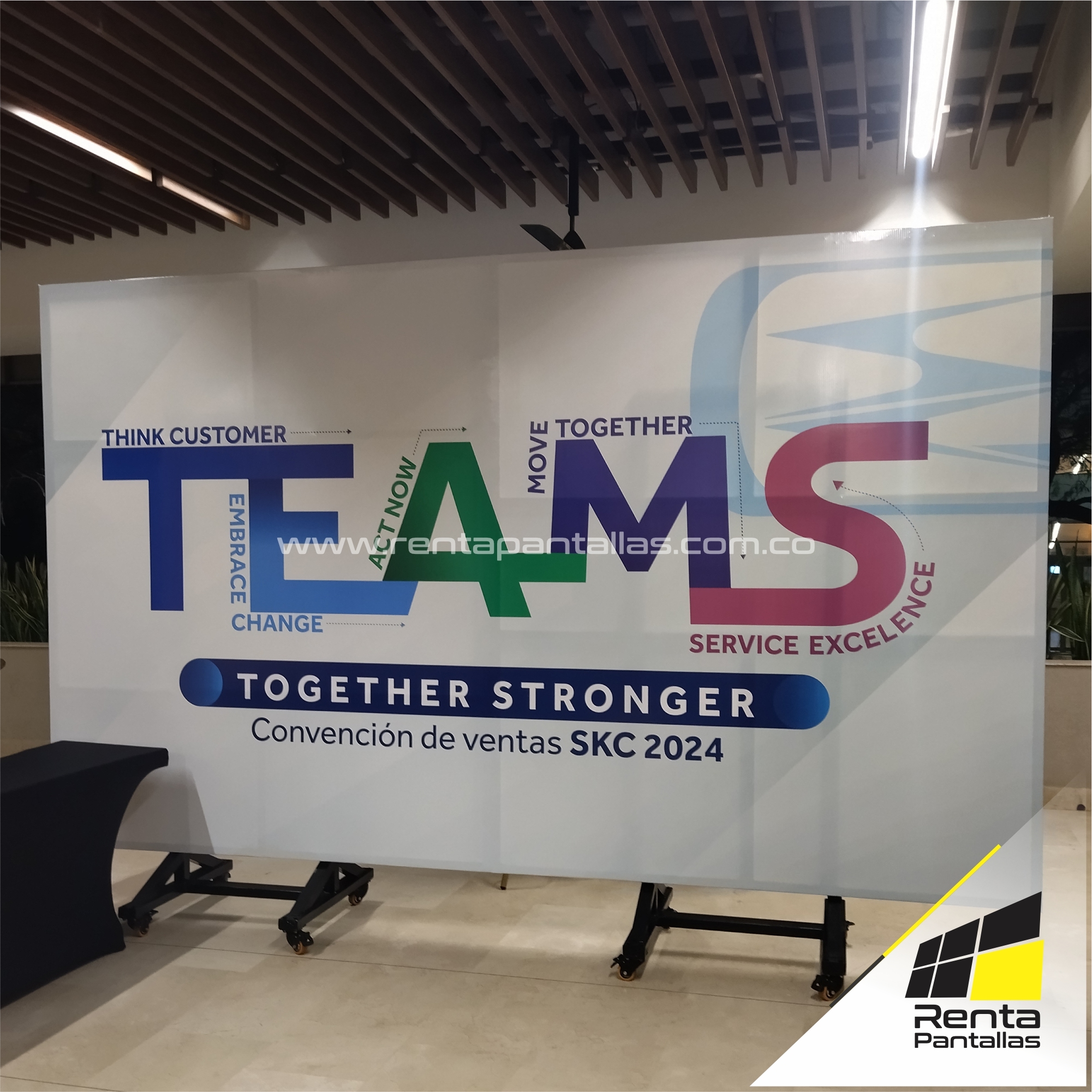 Backing Baner Soporte Movil 4x2,4mts