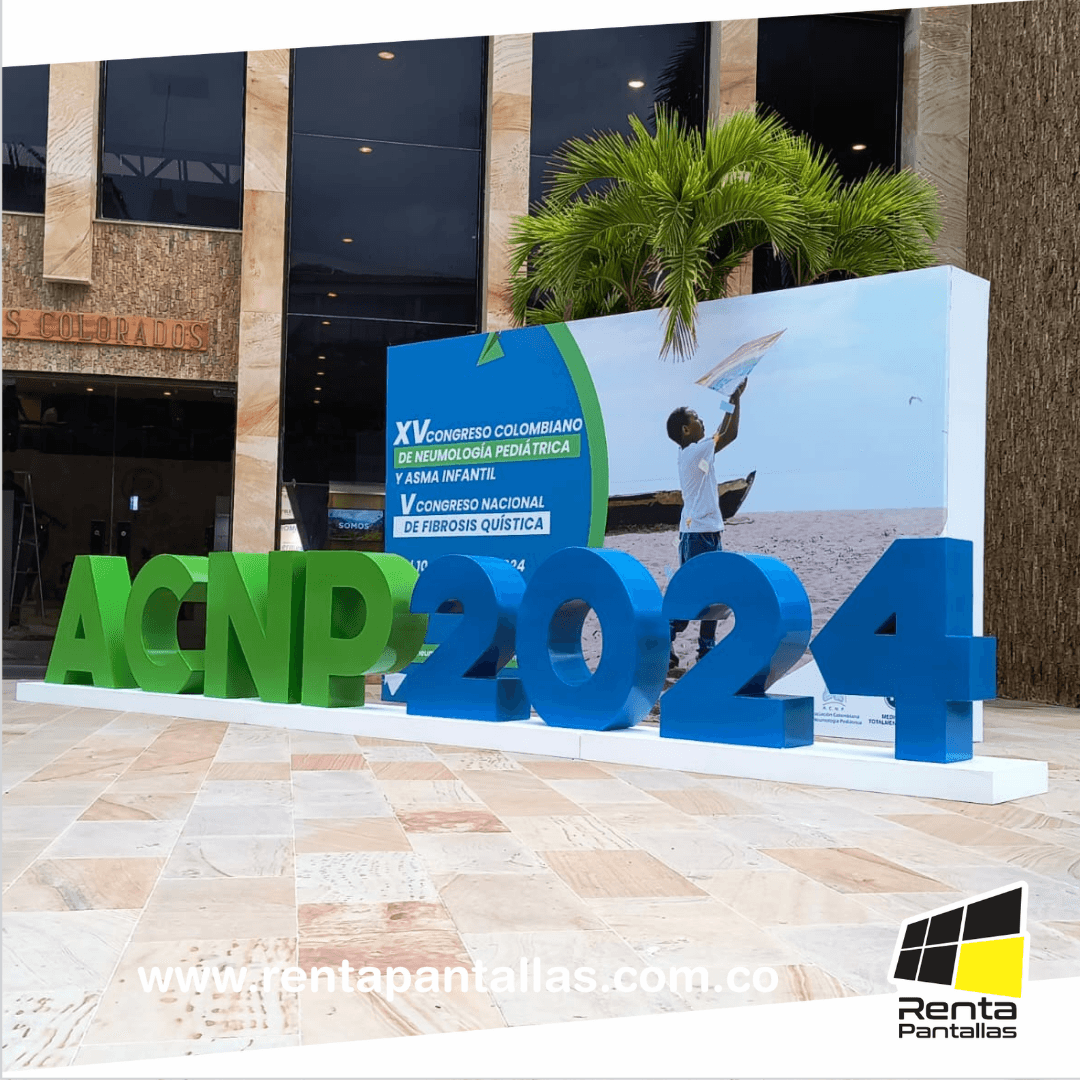 Alquiler de Letras Gigantes 3D